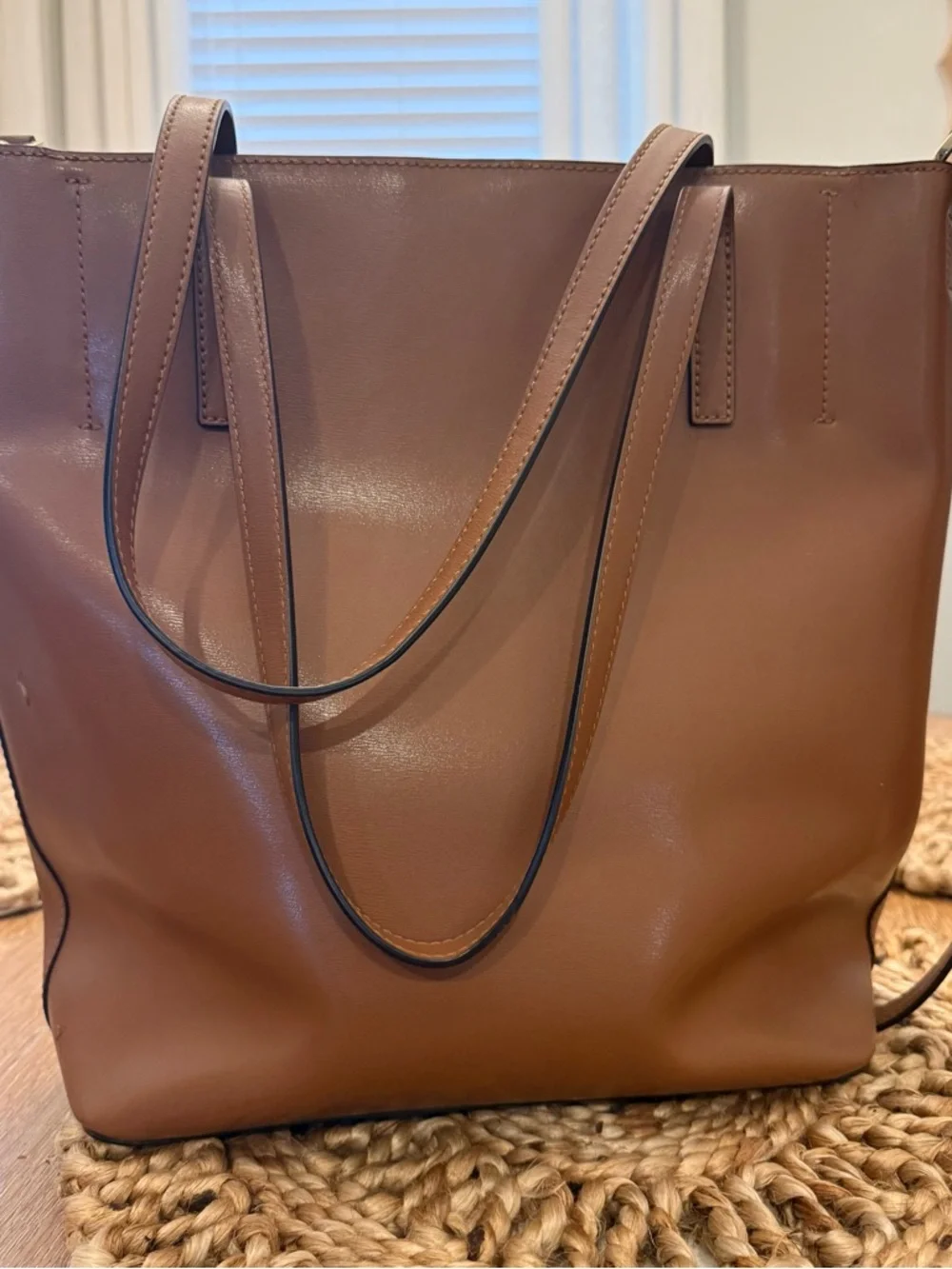 NOT FOR SALE!!! Kors Chestnut Leather Tote with Gold Logo